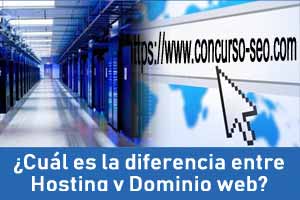 Diferencia entre hosting y dominio web
